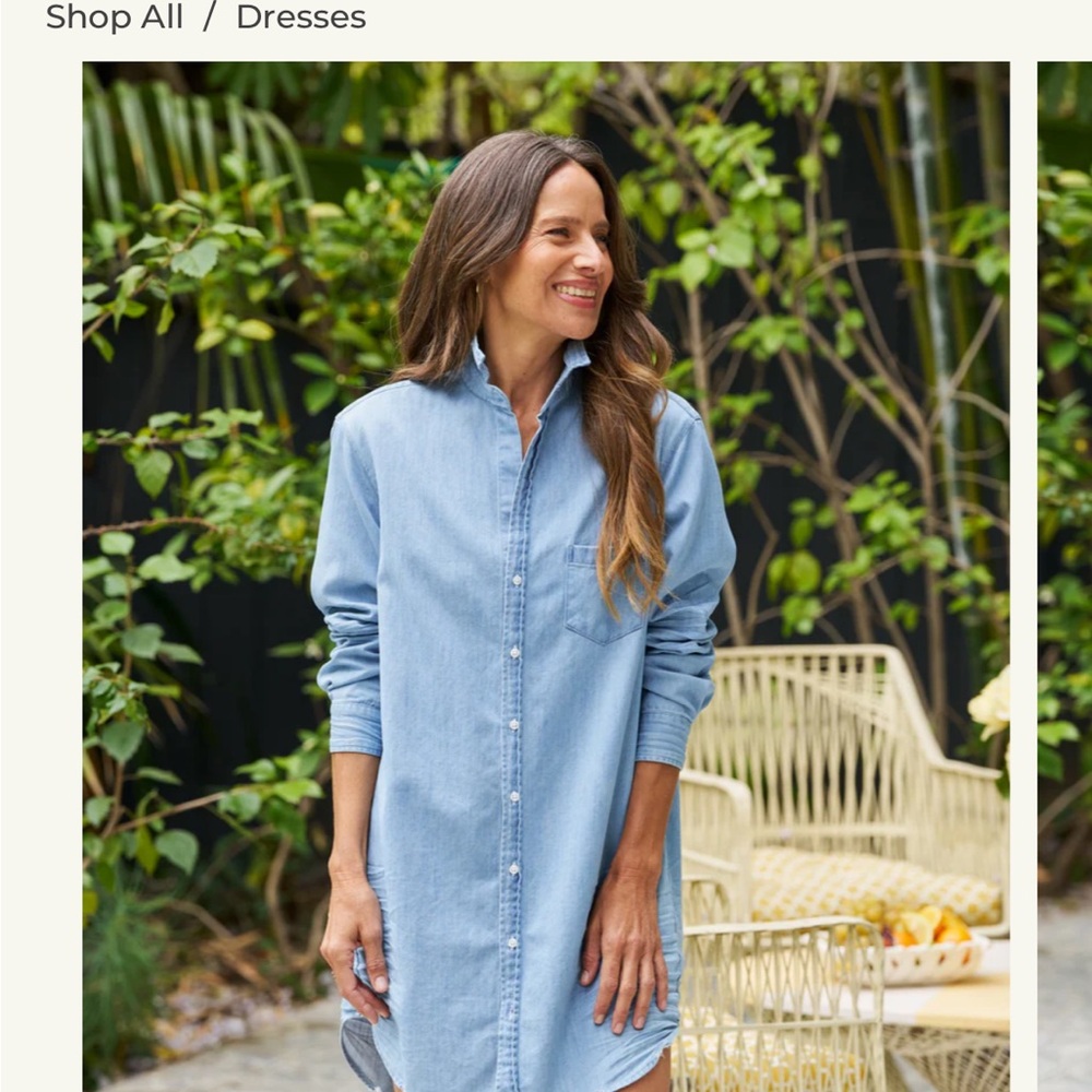 Frank & Eileen | Mary | Buttondiwn Shirtdress | Light Blue | Small